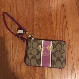 Coach wristlet